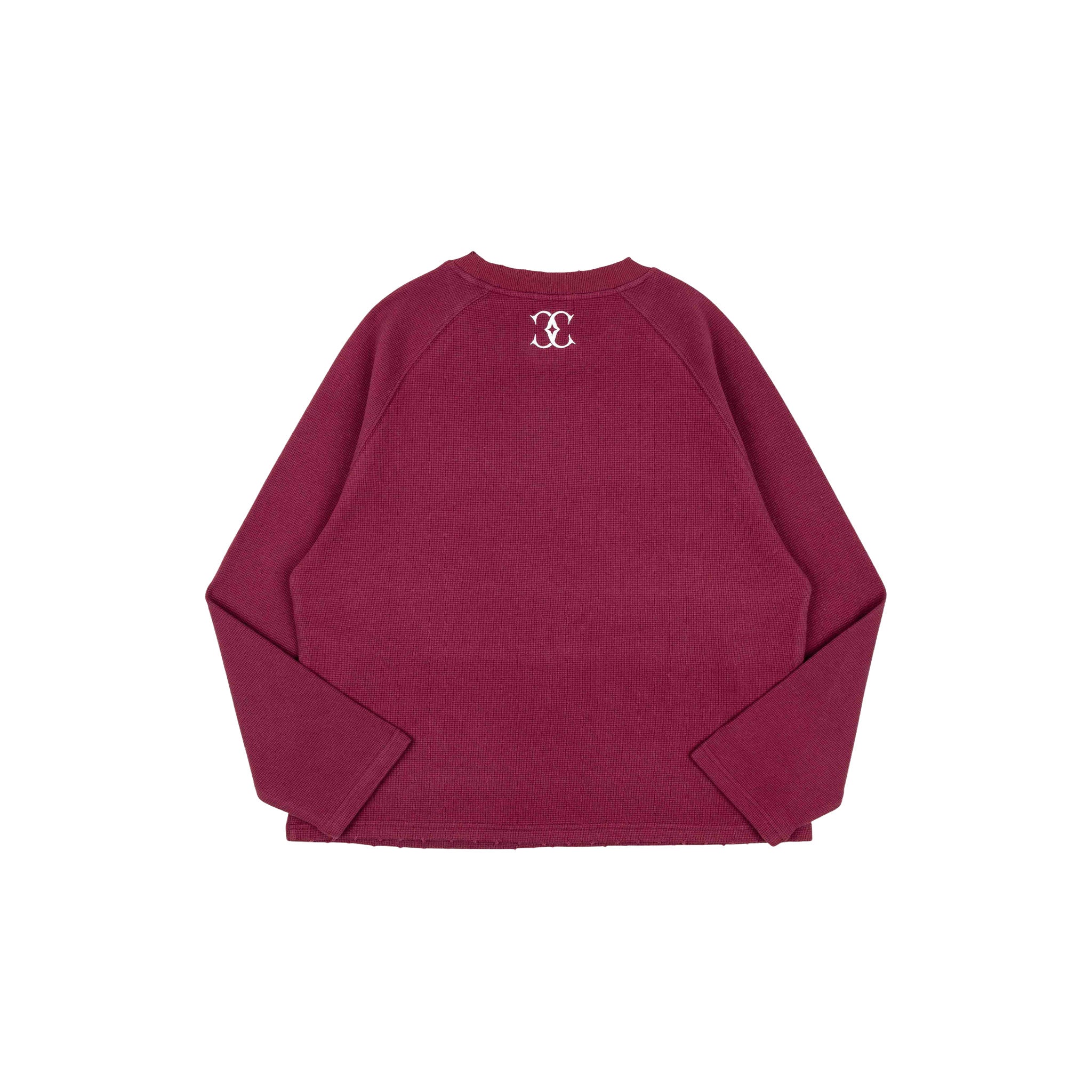 Commons Thermal Long Sleeve Tee Plum - Common Hype