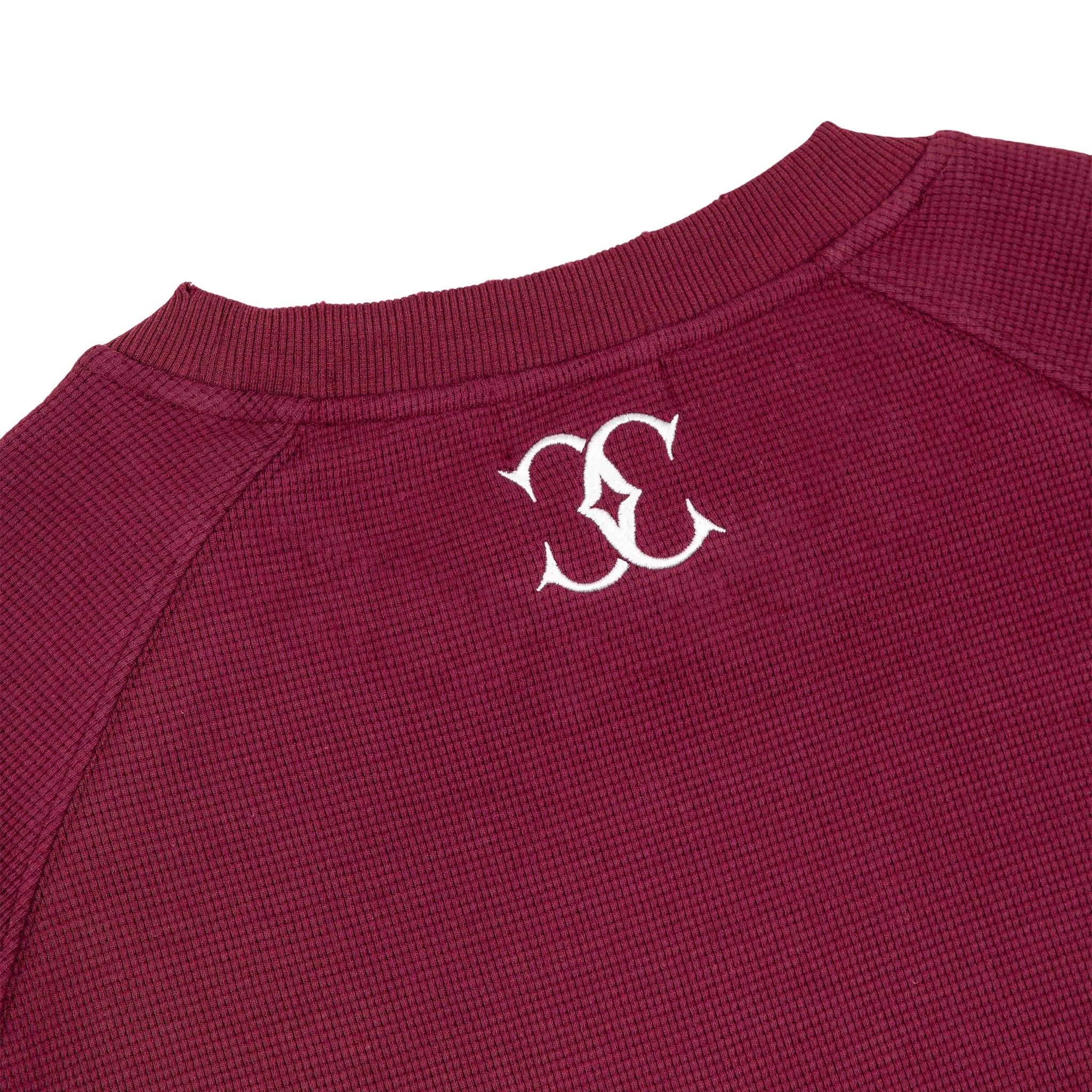 Commons Thermal Long Sleeve Tee Plum - Common Hype
