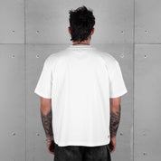 Commons Blank Star Embroidered Tee White