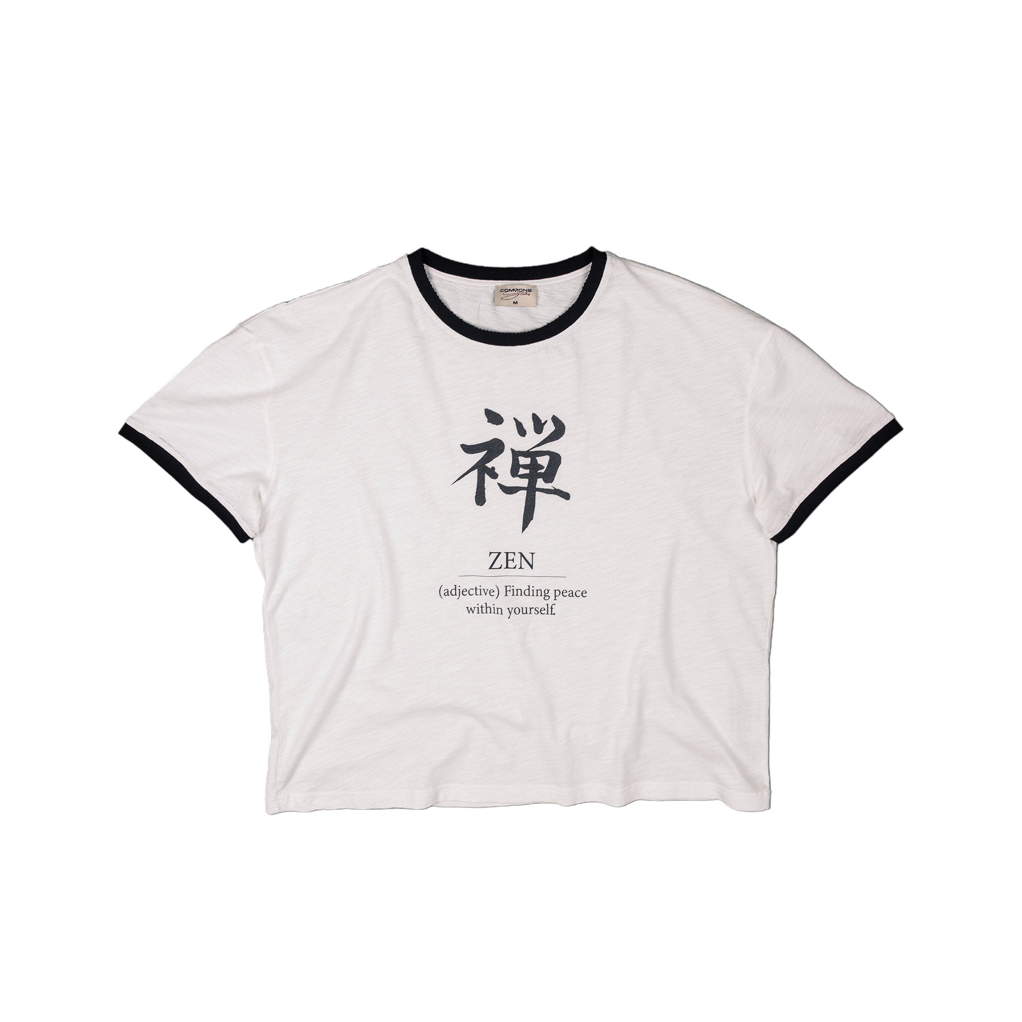 Commons Studios Zen Ringer Tee Black