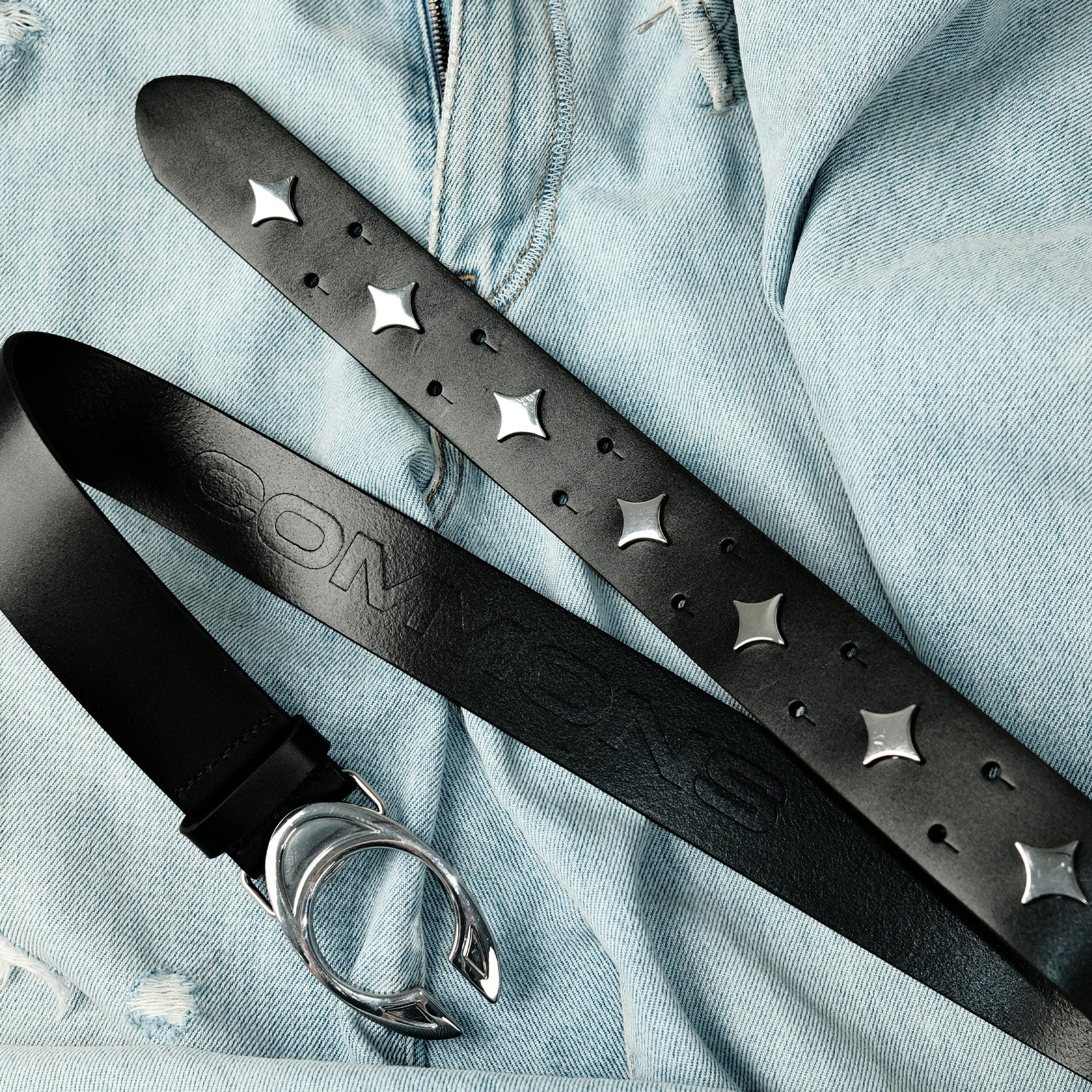 Commons Studios “Constellation” Leather Belt - Common Hype