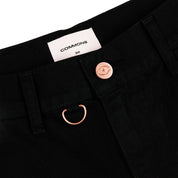 Commons 'Double Knee' Japanese Canvas Short Black - Common Hype