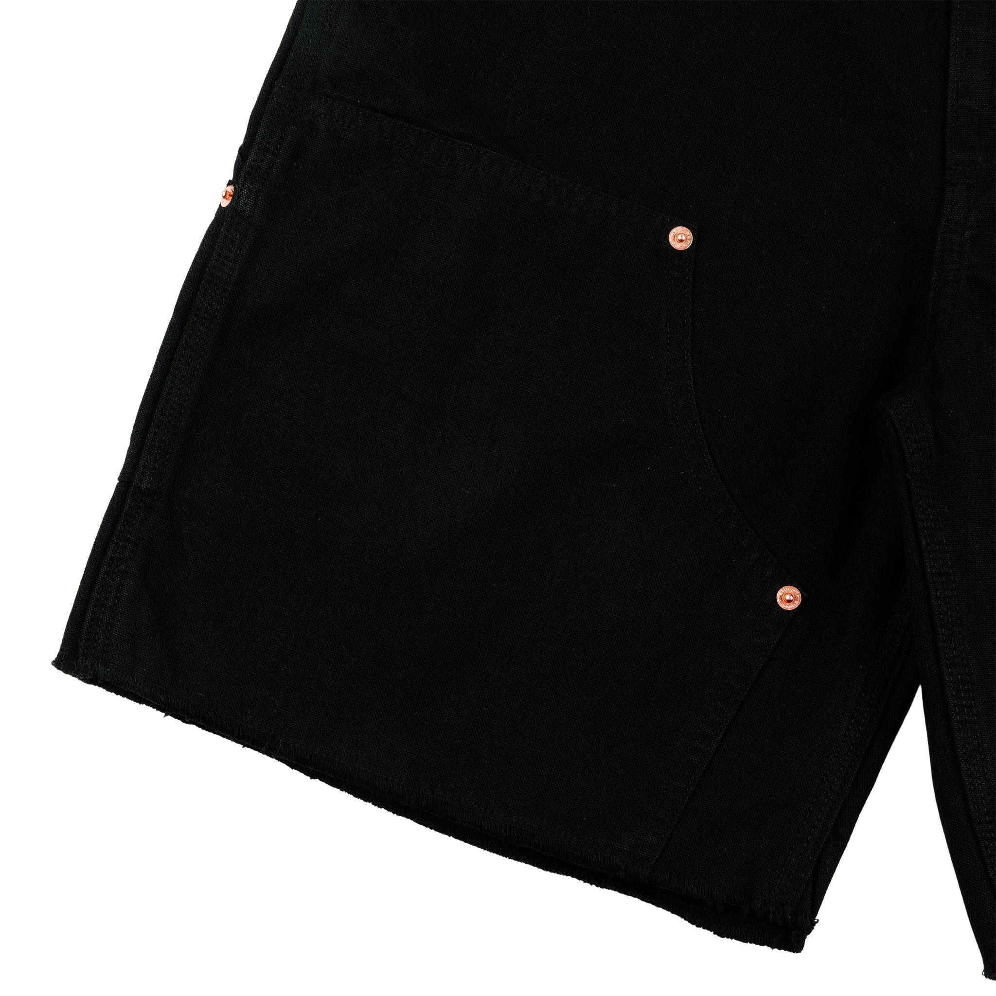 Commons 'Double Knee' Japanese Canvas Short Black - Common Hype