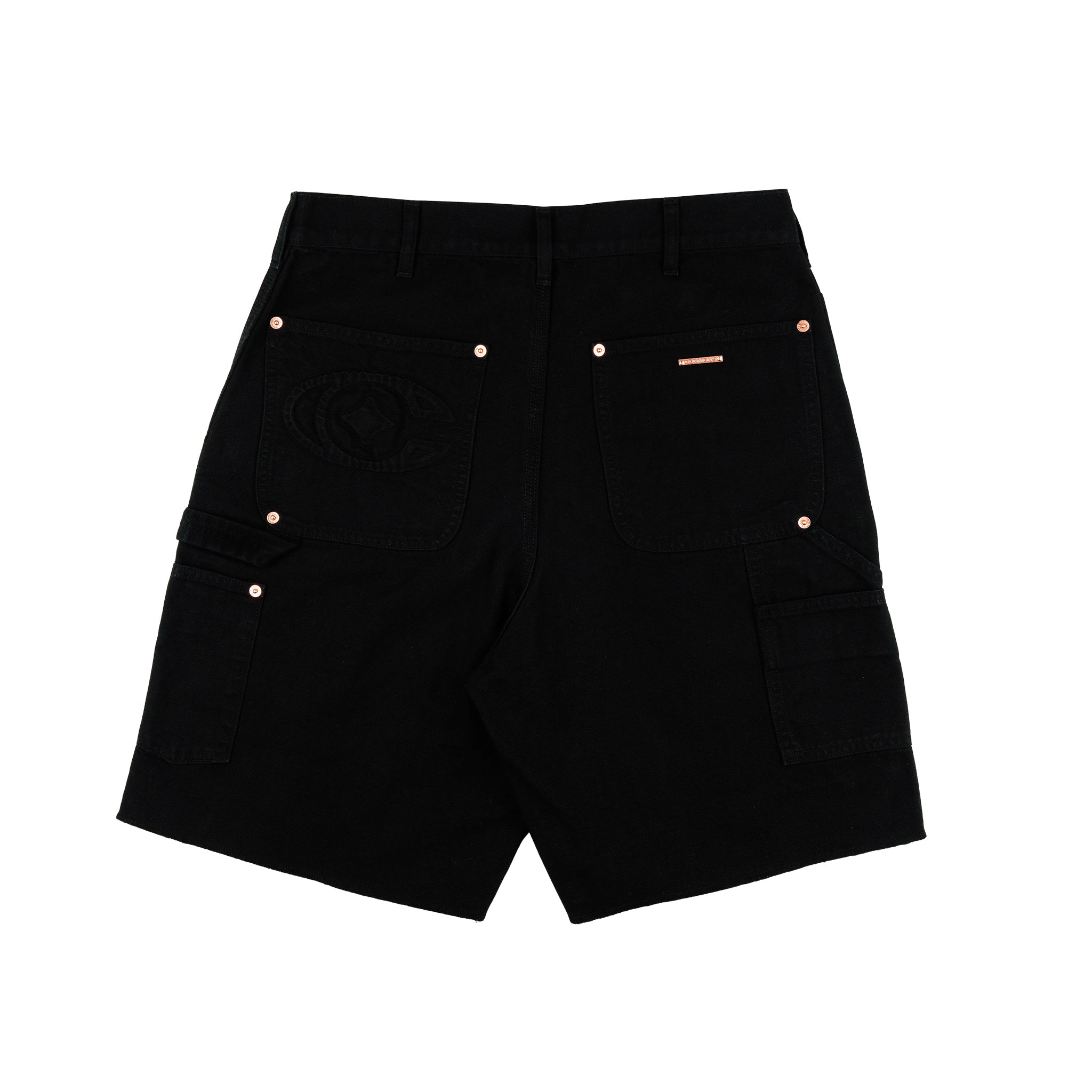 Commons 'Double Knee' Japanese Canvas Short Black - Common Hype