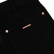 Commons 'Double Knee' Japanese Canvas Short Black - Common Hype