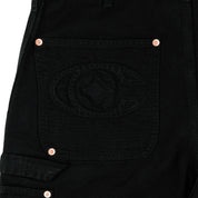 Commons 'Double Knee' Japanese Canvas Short Black - Common Hype