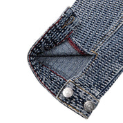Commons Threaded Denim Jacket Blue - Common Hype