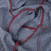 Commons Threaded Denim Jacket Blue - Common Hype