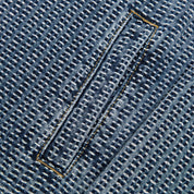 Commons Threaded Denim Jacket Blue - Common Hype