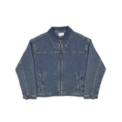 Commons Threaded Denim Jacket Blue - Common Hype