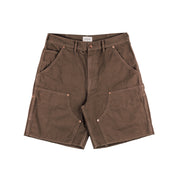 Commons 'Double Knee' Japanese Canvas Short Brown - Common Hype