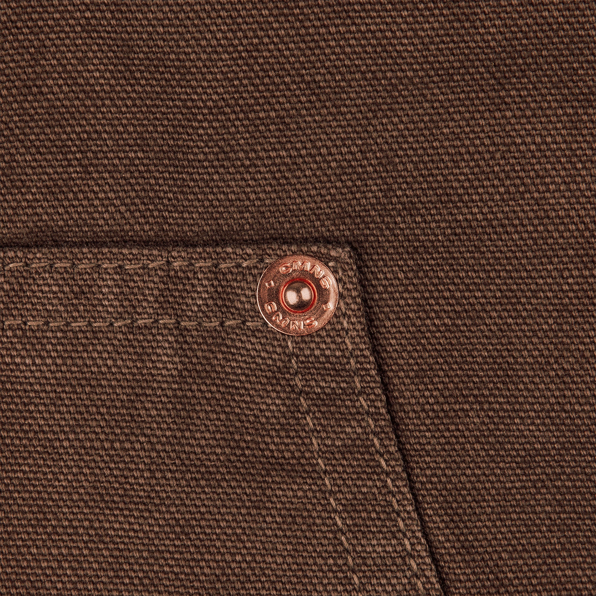 Commons 'Double Knee' Japanese Canvas Short Brown - Common Hype