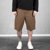 Commons Double Knee Canvas Short Brown