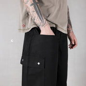 Commons Ripstop Cargo Pant Black - Common Hype