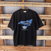 Commons 'Jet' Washed Black Tee