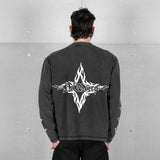 Commons No Mercy Star Long Sleeve Tee Vintage Black