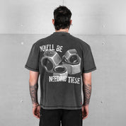 Commons No Mercy Nuts Tee Vintage Black