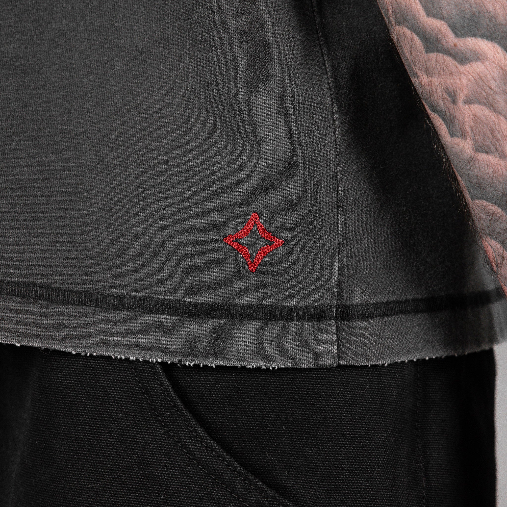 Commons No Mercy Nuts Tee Vintage Black