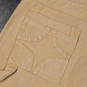 Commons Double Knee Star Canvas Short Sand