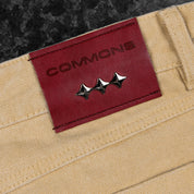 Commons Double Knee Star Canvas Short Sand