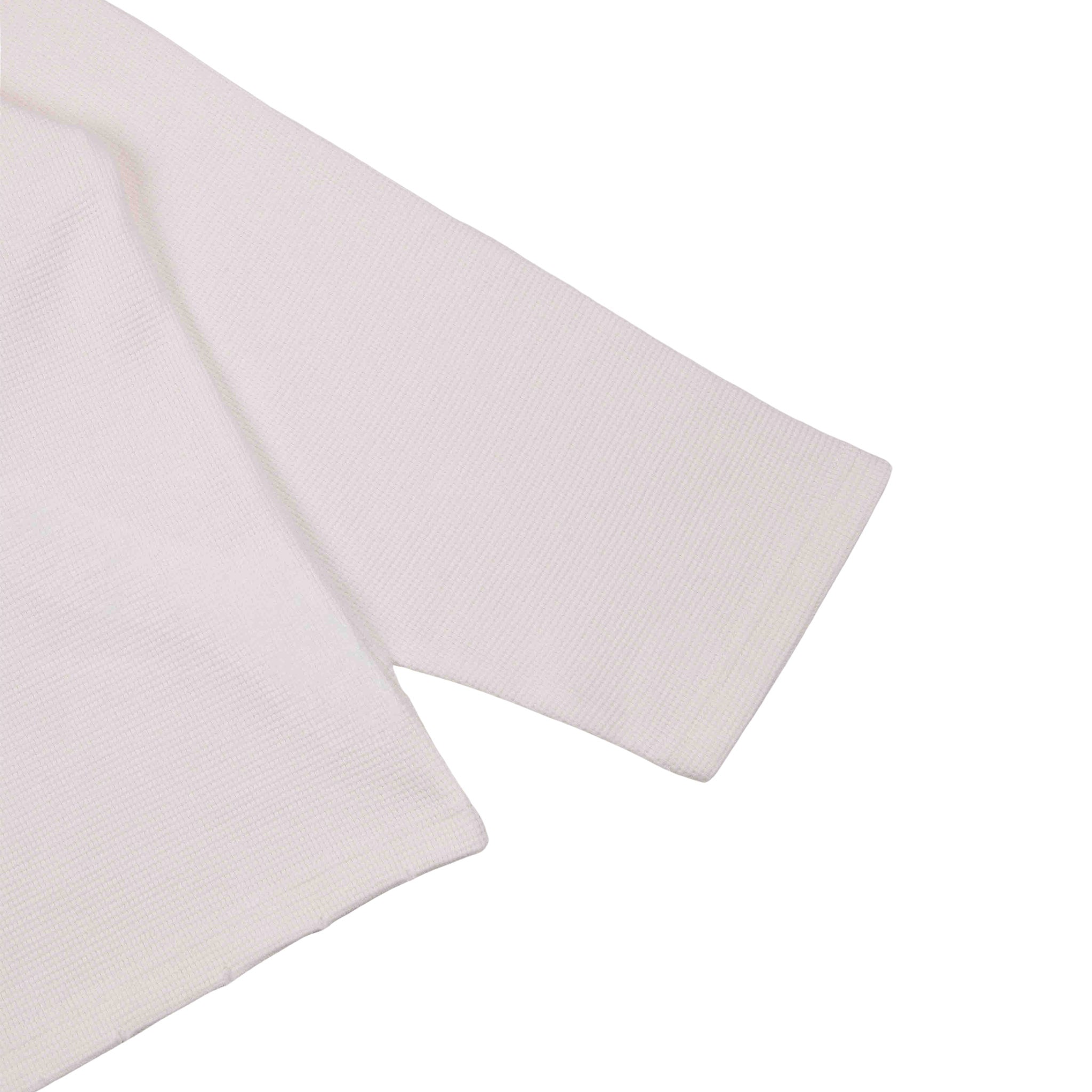 Commons Thermal Long Sleeve Tee White - Common Hype