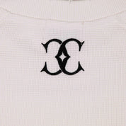 Commons Thermal Long Sleeve Tee White - Common Hype