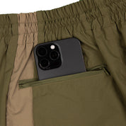 Common Hype 3/4 Nylon Short Olive/Earth