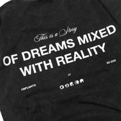 Compliments Dreams & Reality Black Vintage Tee