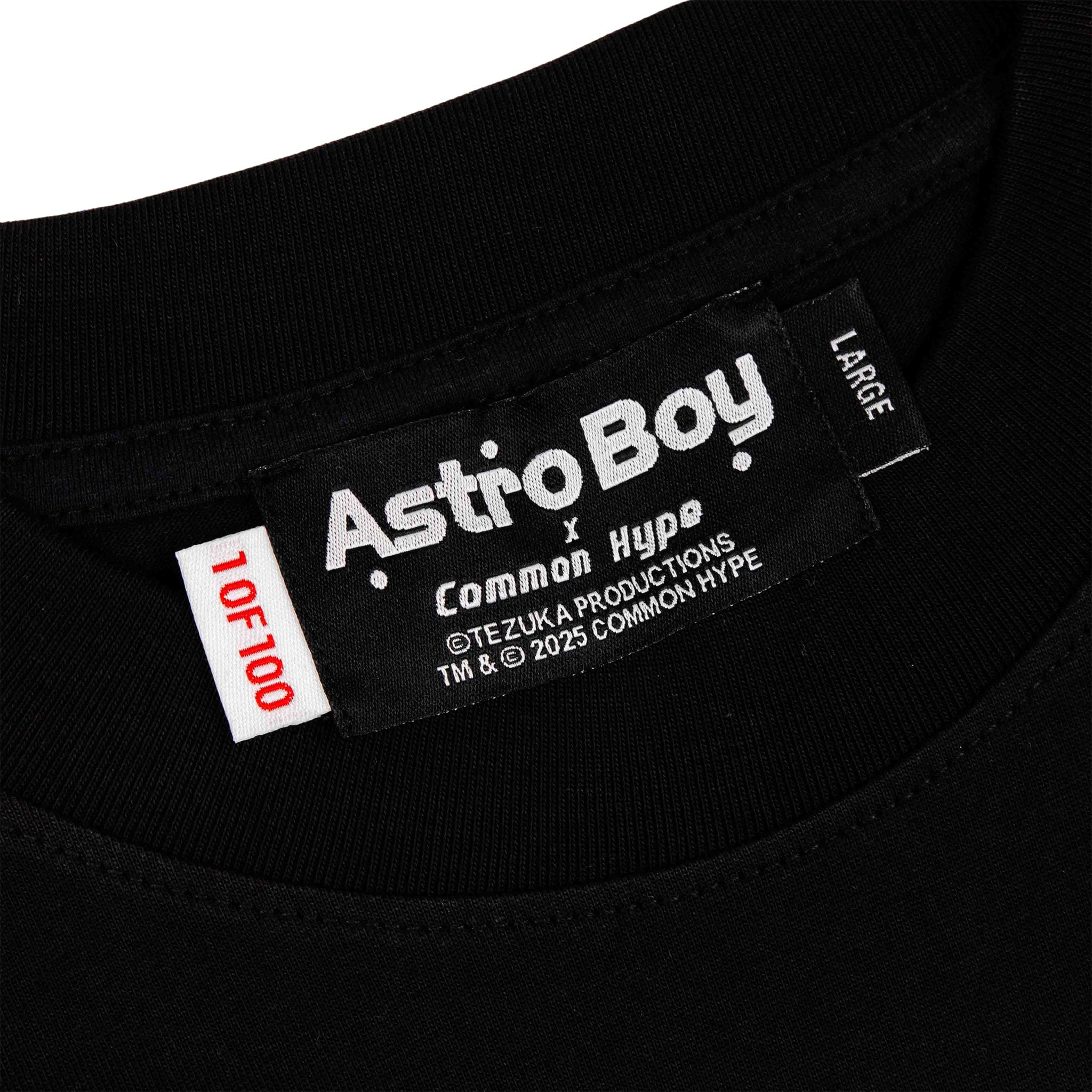 Common Hype x Astroboy Comic Tee Black - Common Hype