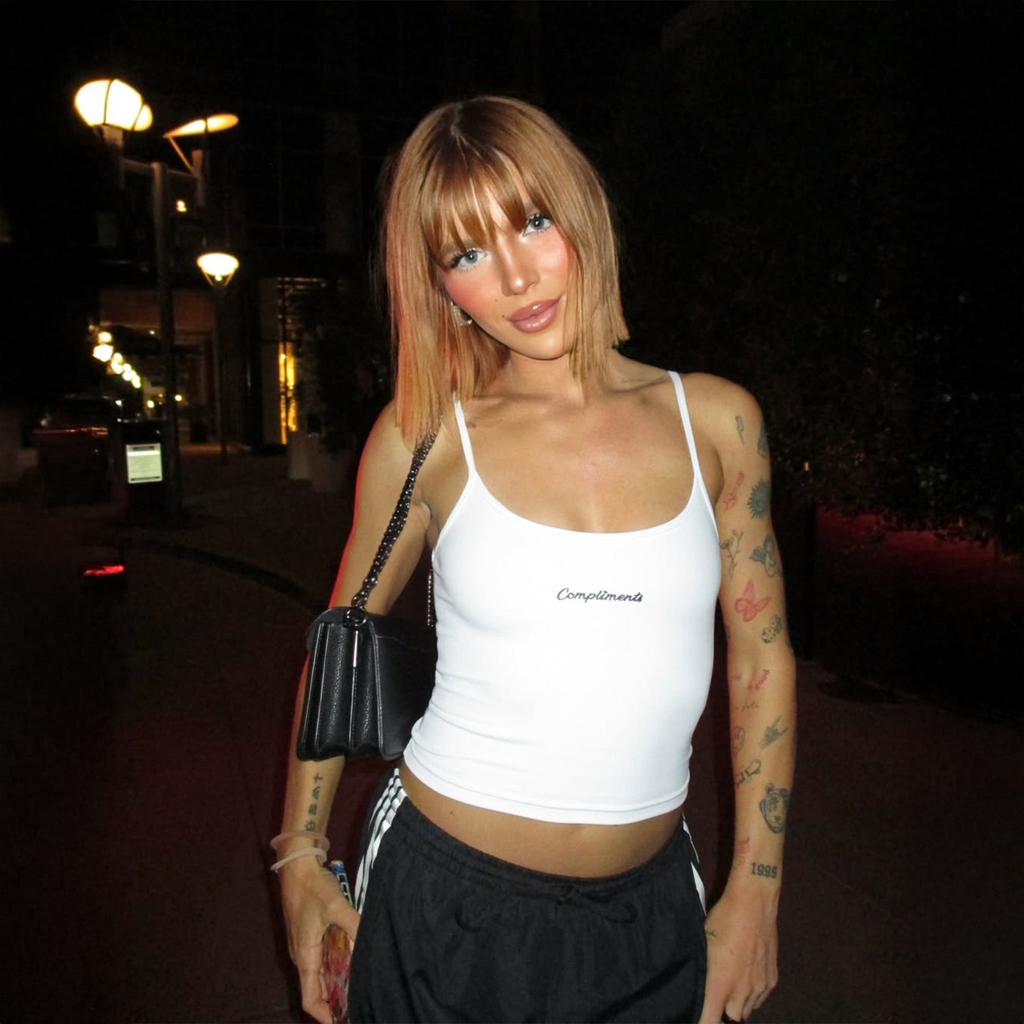 Compliments Basic Women's Tank White - Common Hype