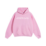 Compliments I'm Boring Baby Pink Hoodie