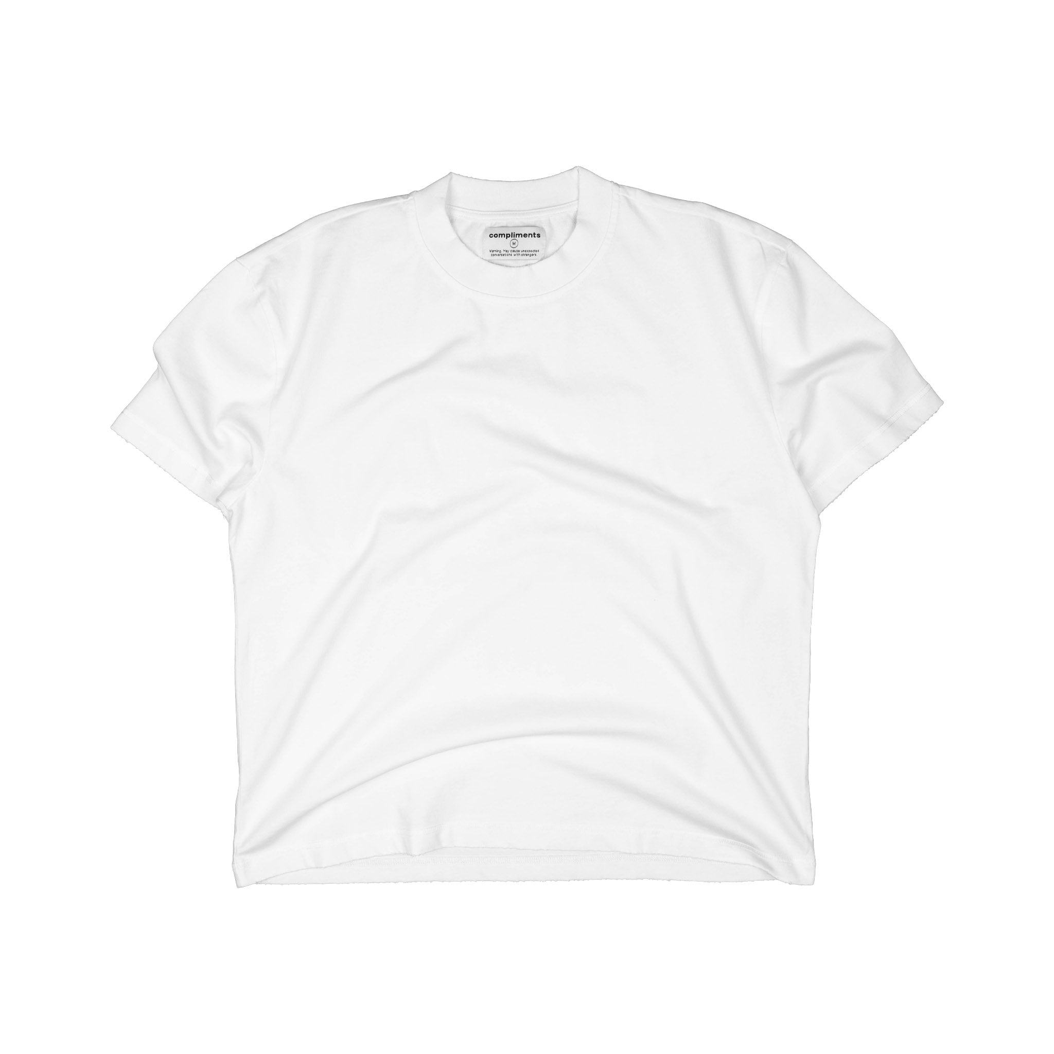 Compliments Fall in Love White Vintage Shirt