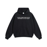 Compliments Good Today Black Hoodie