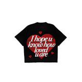 Compliments Loved You Are Black Vintage Shirt