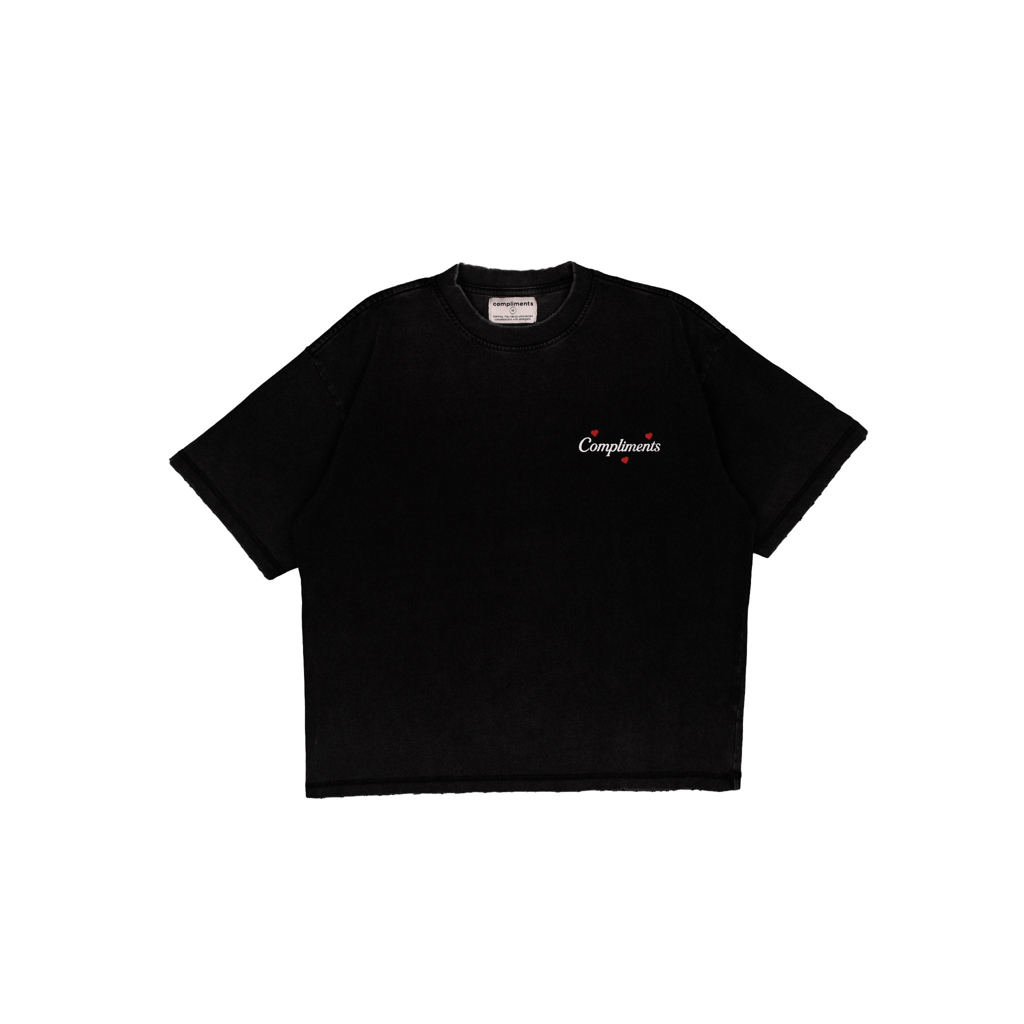 Compliments Loved You Are Black Vintage Shirt