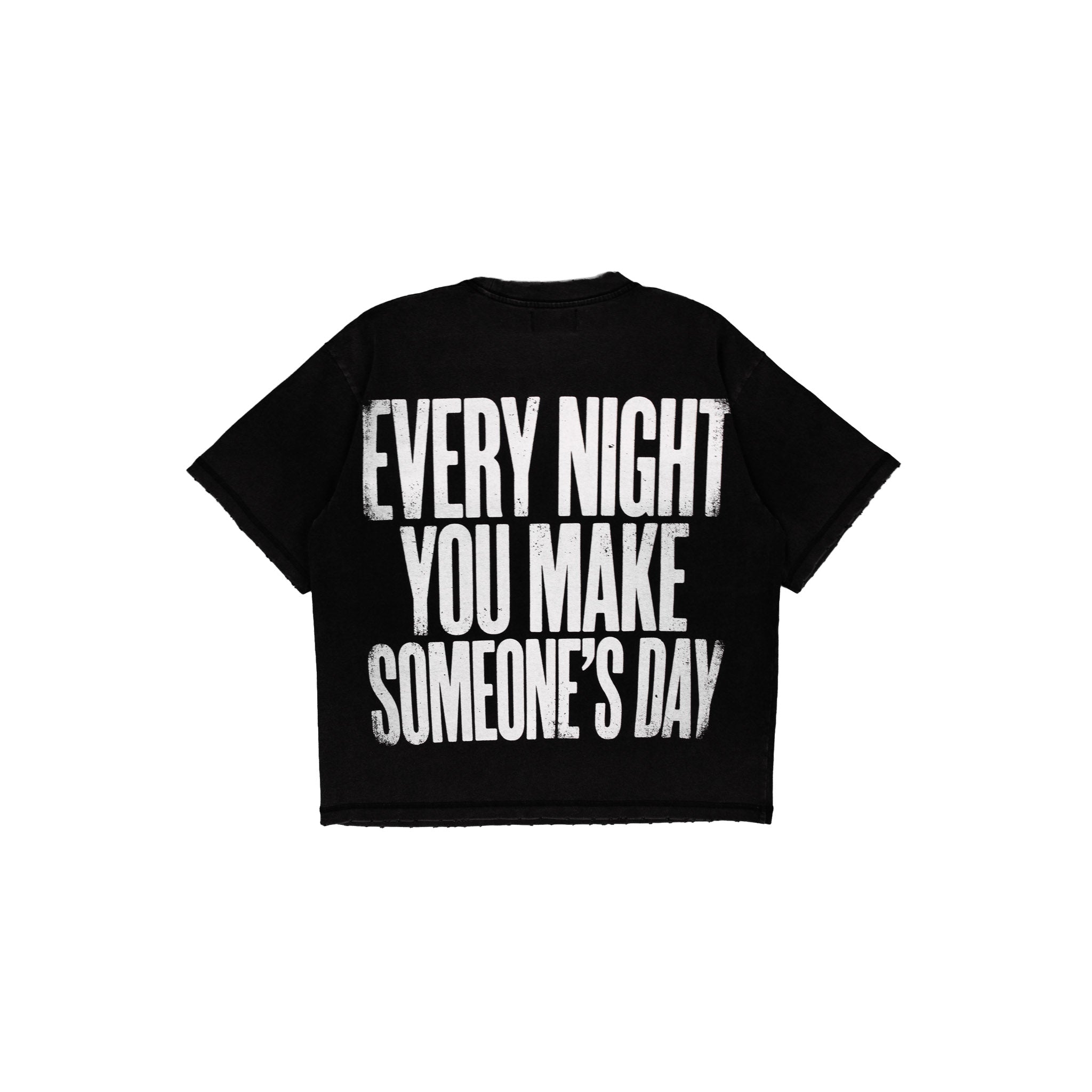 Compliments Every Night Black Vintage Shirt