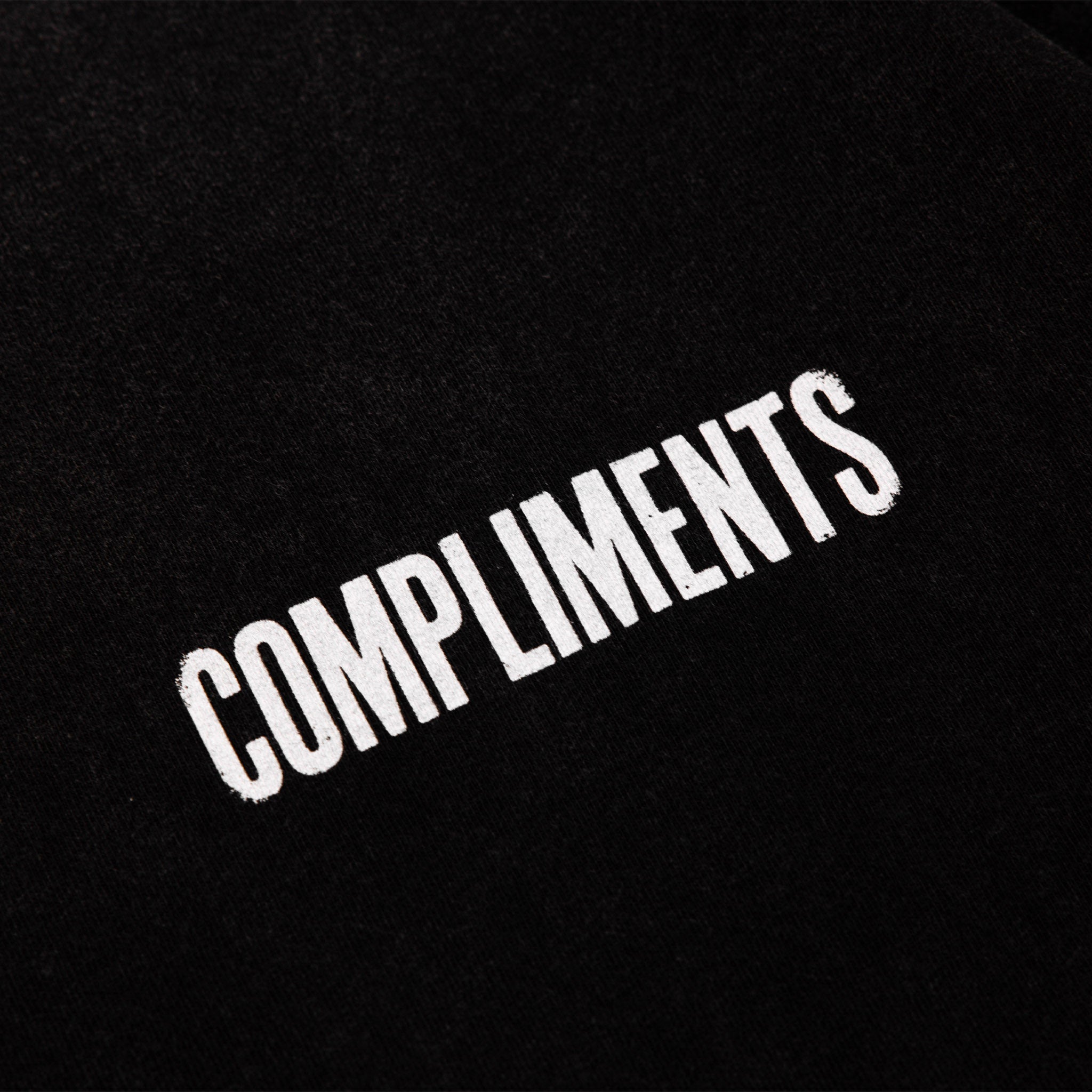Compliments Every Night Black Vintage Shirt