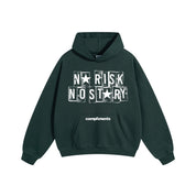 Compliments No Risk, No Story Dark Green Hoodie
