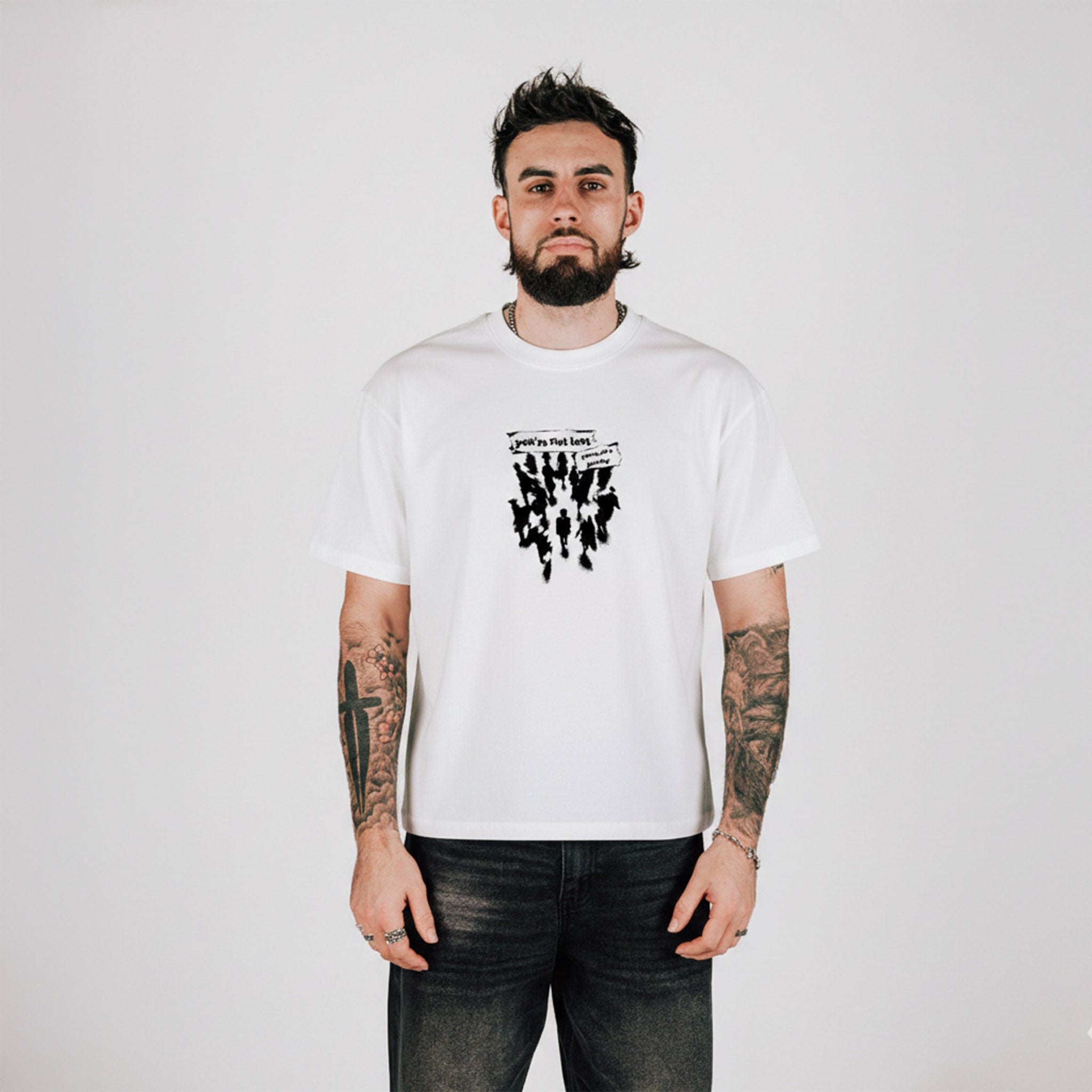 Compliments Not Lost White Vintage Shirt