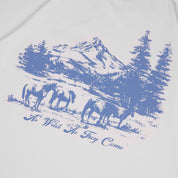Compliments Wild As They Come White Vintage Shirt