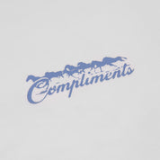 Compliments Wild As They Come White Vintage Shirt