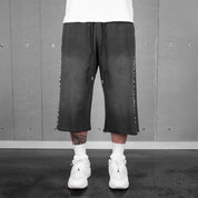 Commons Studios Rivet Sweatshort Concrete
