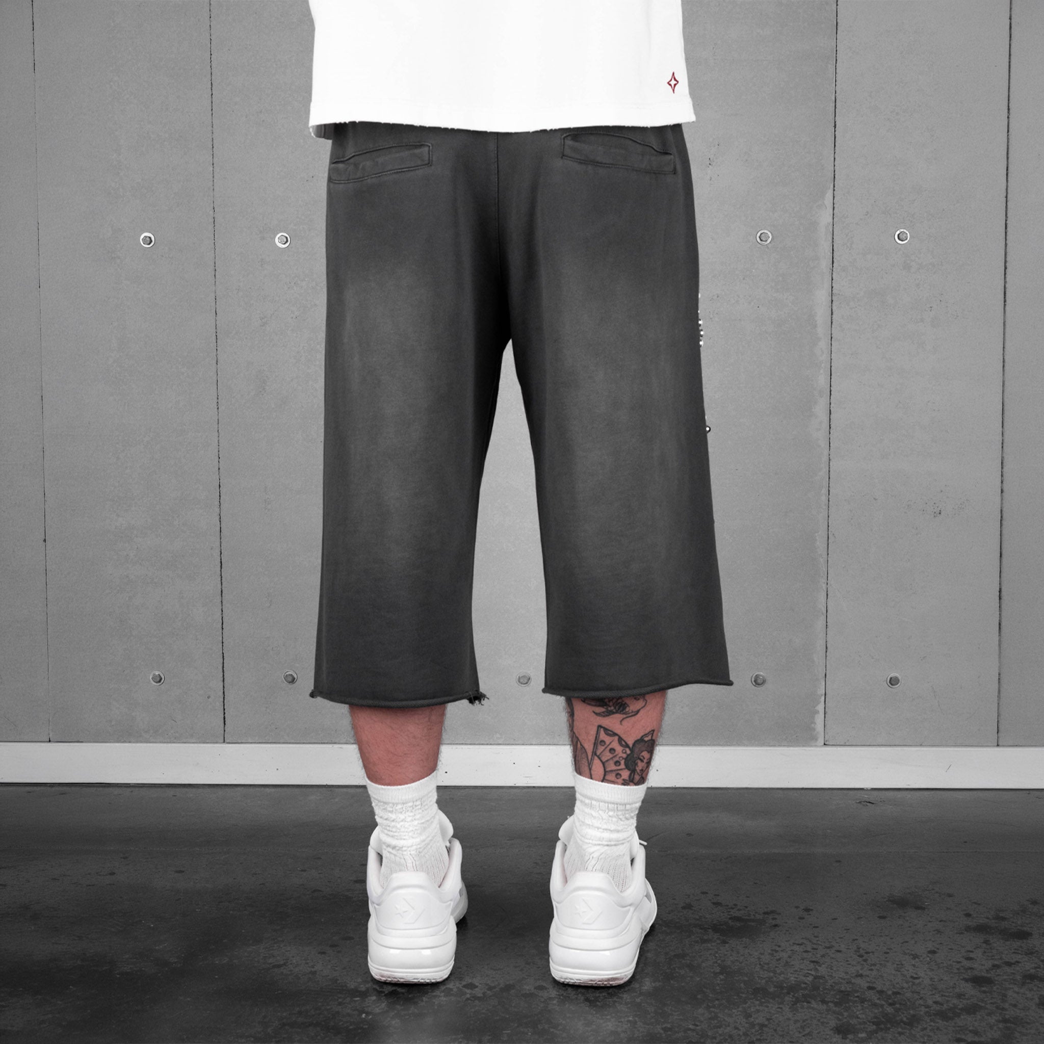 Commons Studios Rivet Sweatshort Concrete