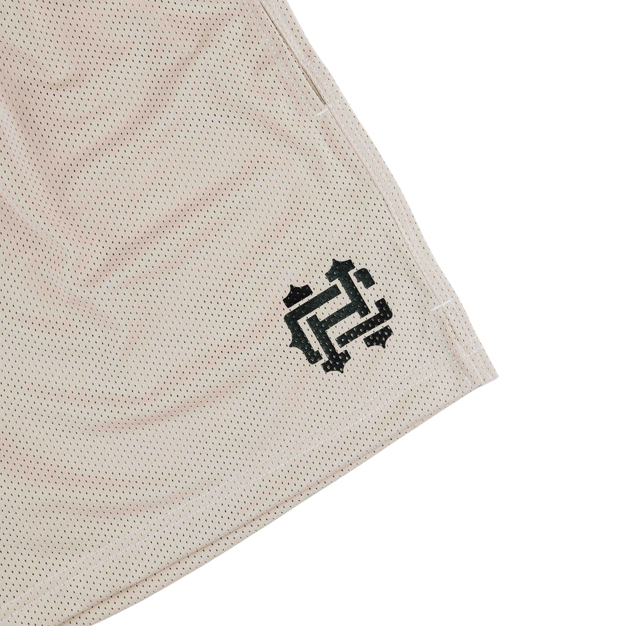 Common Hype Cream Contrast Stitching Mesh Short V2 - Common Hype