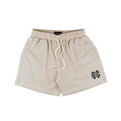 Common Hype Cream Contrast Stitching Mesh Short V2 - Common Hype