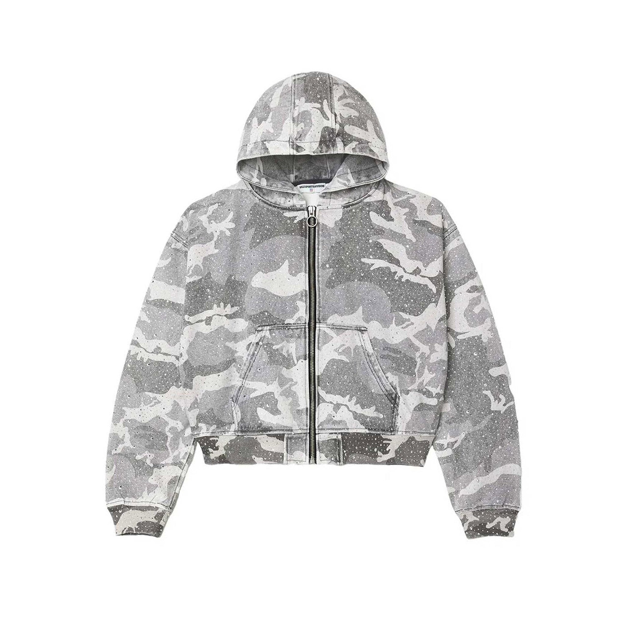 Vale Forever Winter Crystal Camo Work Jacket Grey