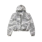 Vale Forever Winter Crystal Camo Work Jacket Grey