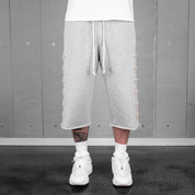 Commons Pearled Star Sweatshort Dark Heather Grey