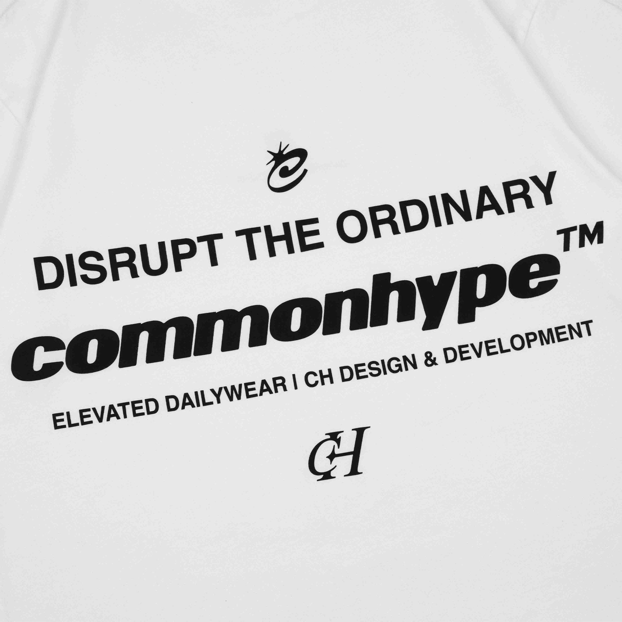 Common Hype Disrupt Tee White - Common Hype