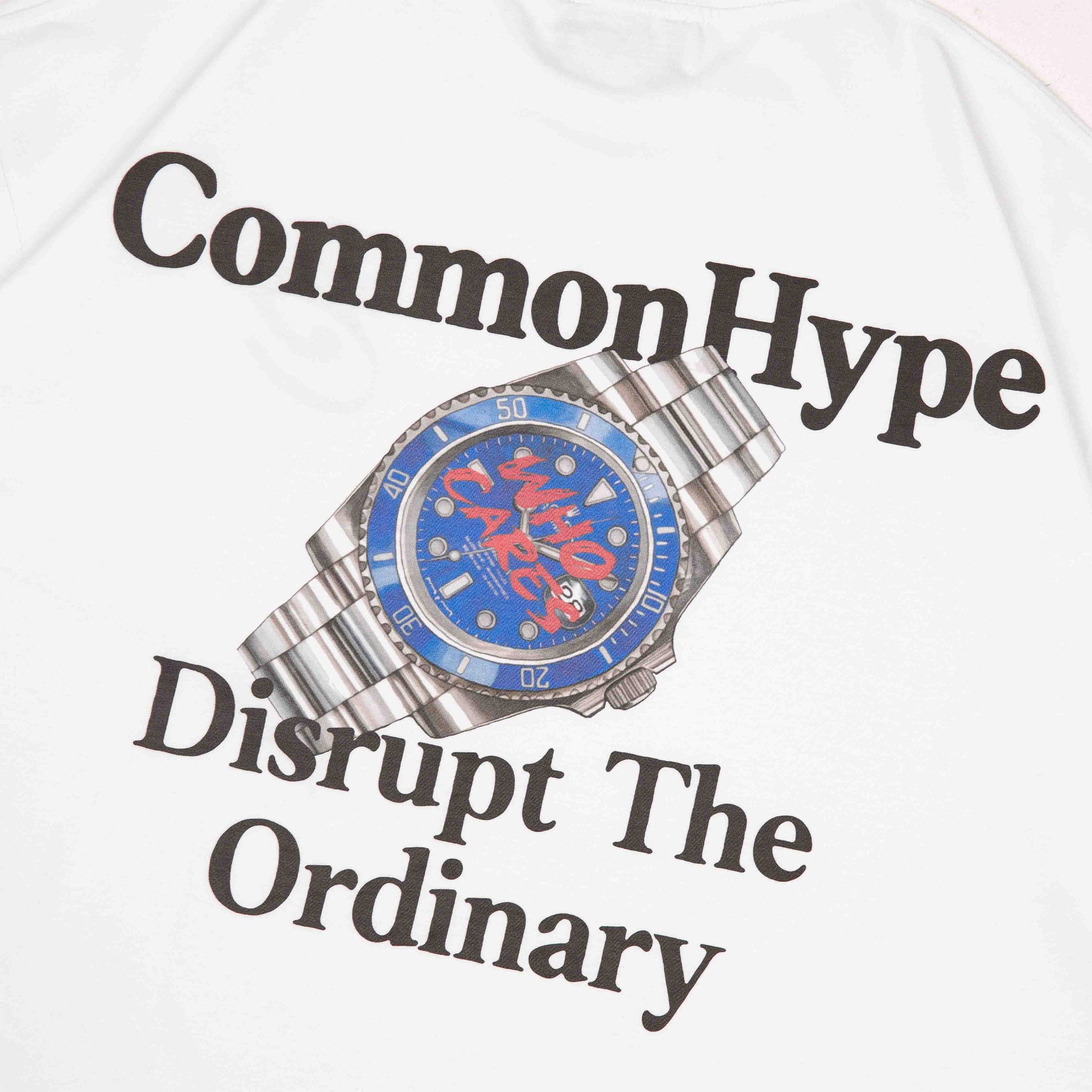 Common Hype Disrupt Time Tee White - Common Hype
